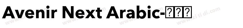 Avenir Next Arabic字体转换